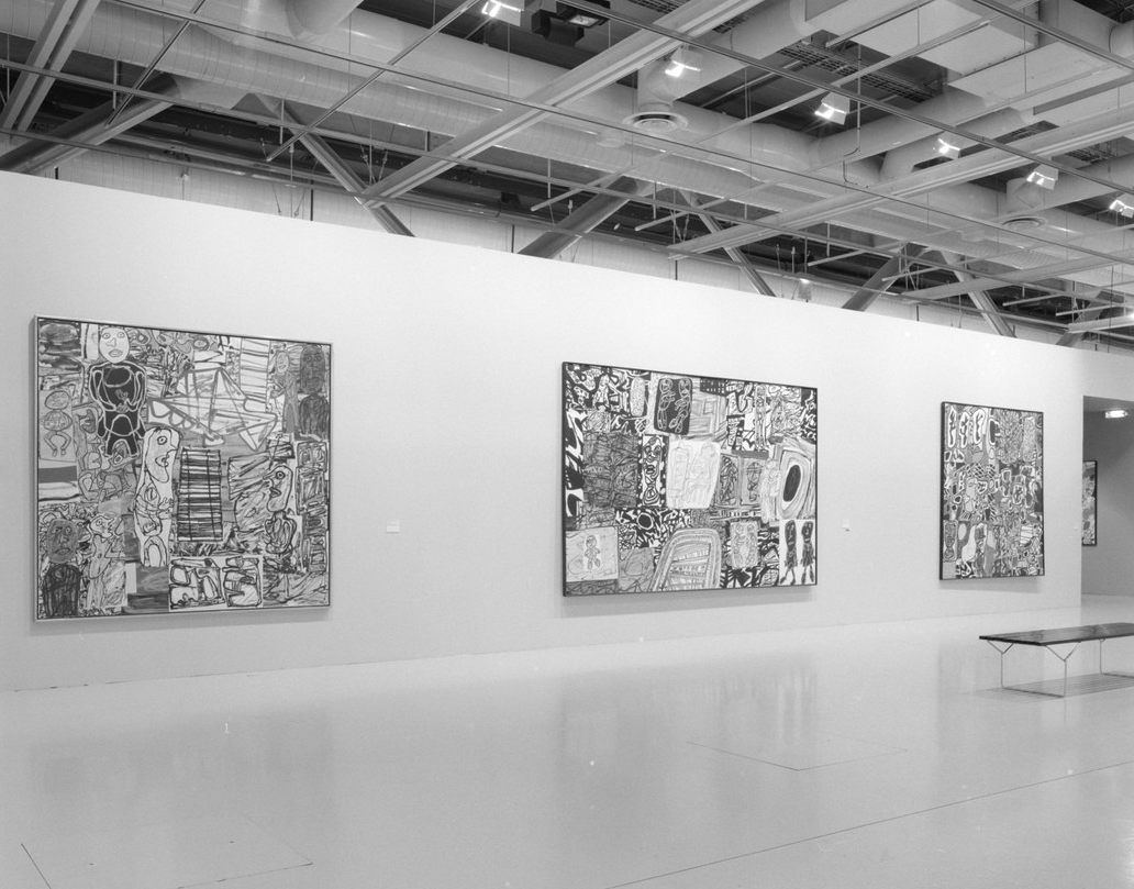 Installation shot from Paris, Centre Pompidou, Jean Dubuffet, 12 September–31 December, 2001. Image: © ADAGP, Paris and DACS, London 2021.